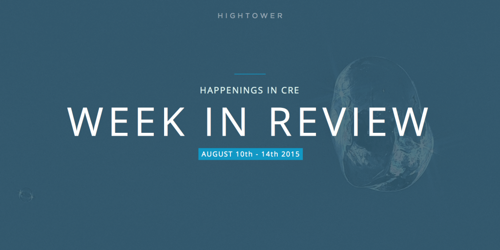 Happenings in CRE - Week in Review