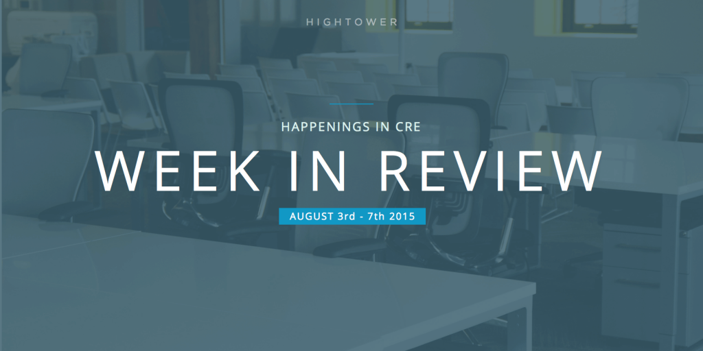 Happenings in CRE - Week in Review