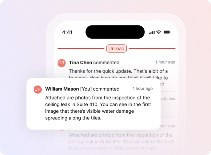 Admin-tenant Chat