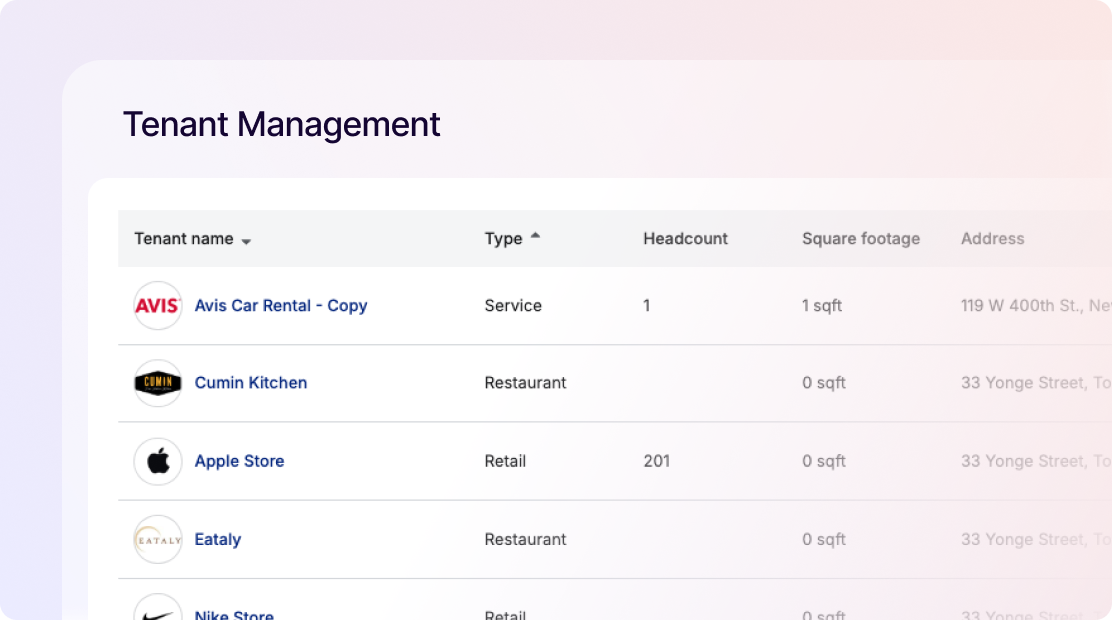 Property Settings: Floors and Suites
